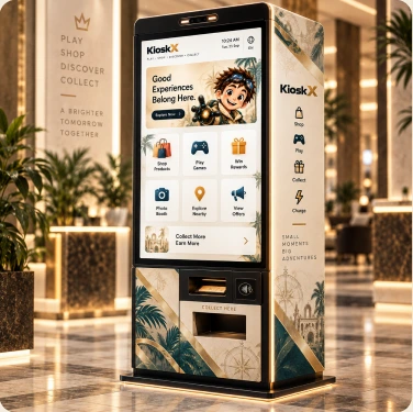 Connected KioskX terminal