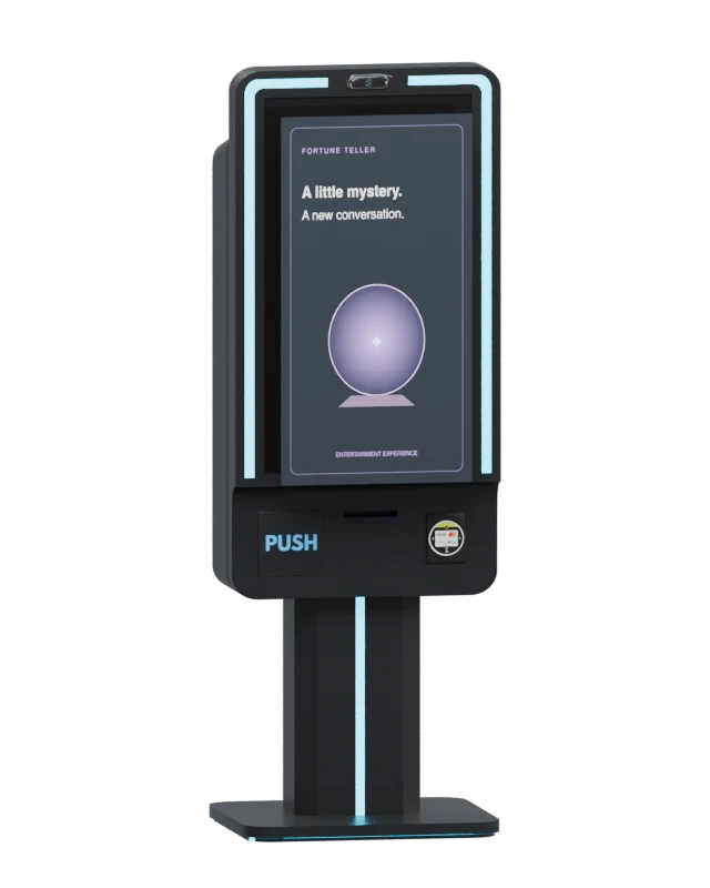 Air Kiosk with an experience on screen